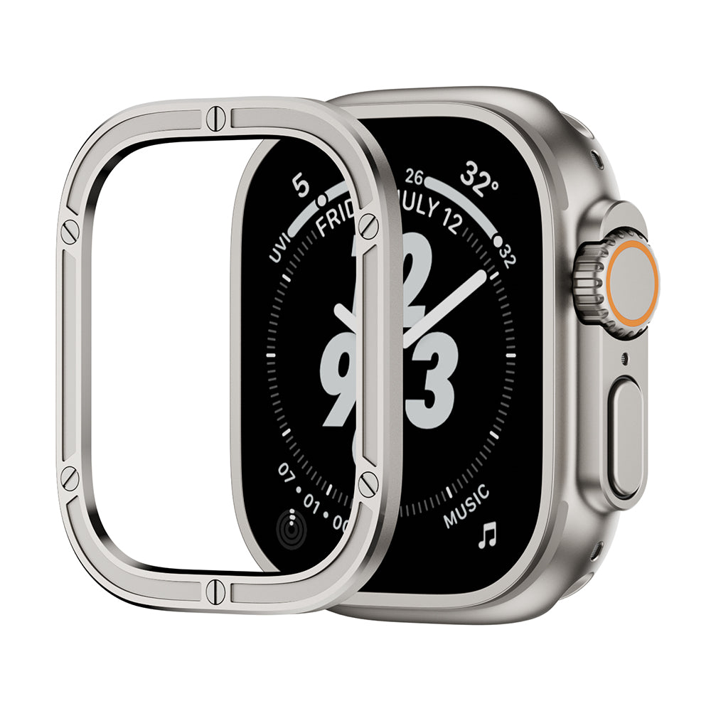 Durable Steel Nail Guard Ring for Apple Watch Ultra