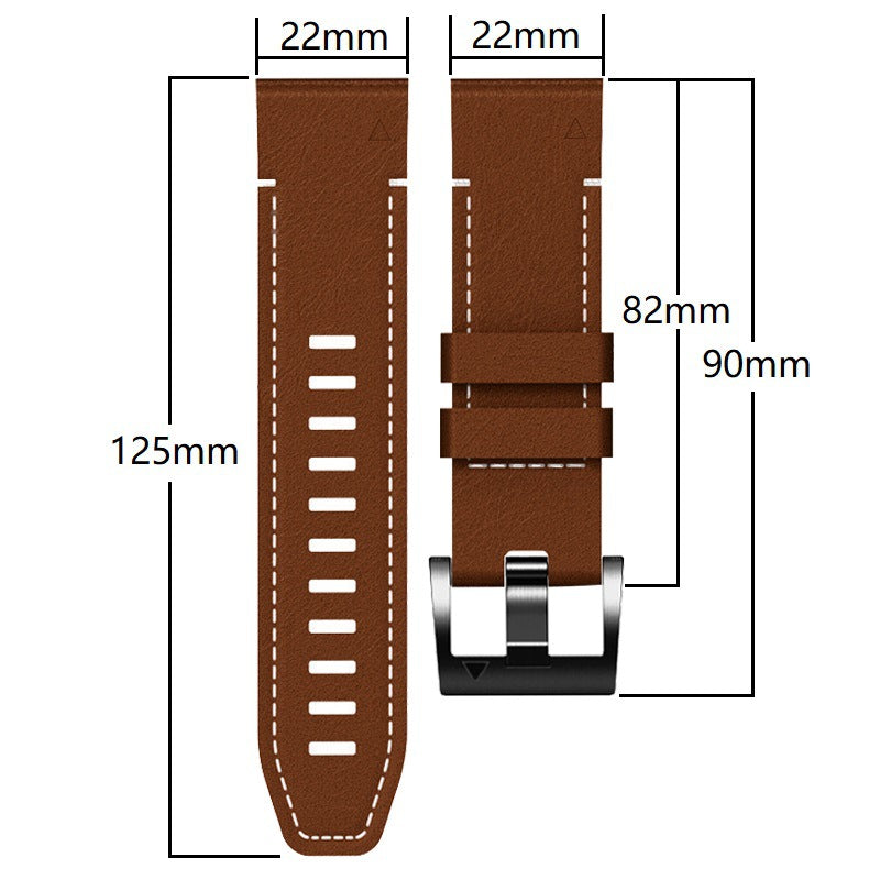 Garmin QuickFit Leather and Rubber Watch Band