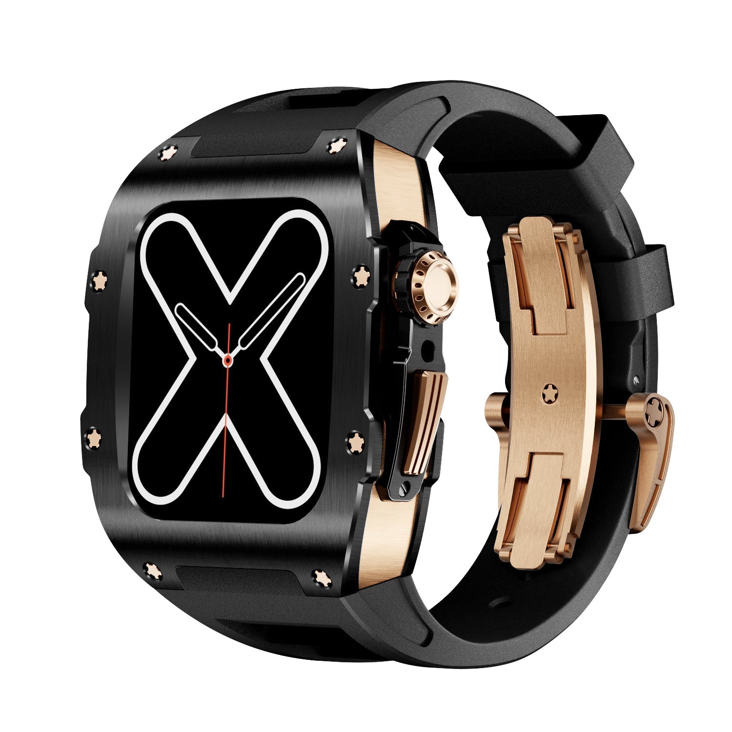 RM 9009 Series - Black and Gold Apple Watch Case