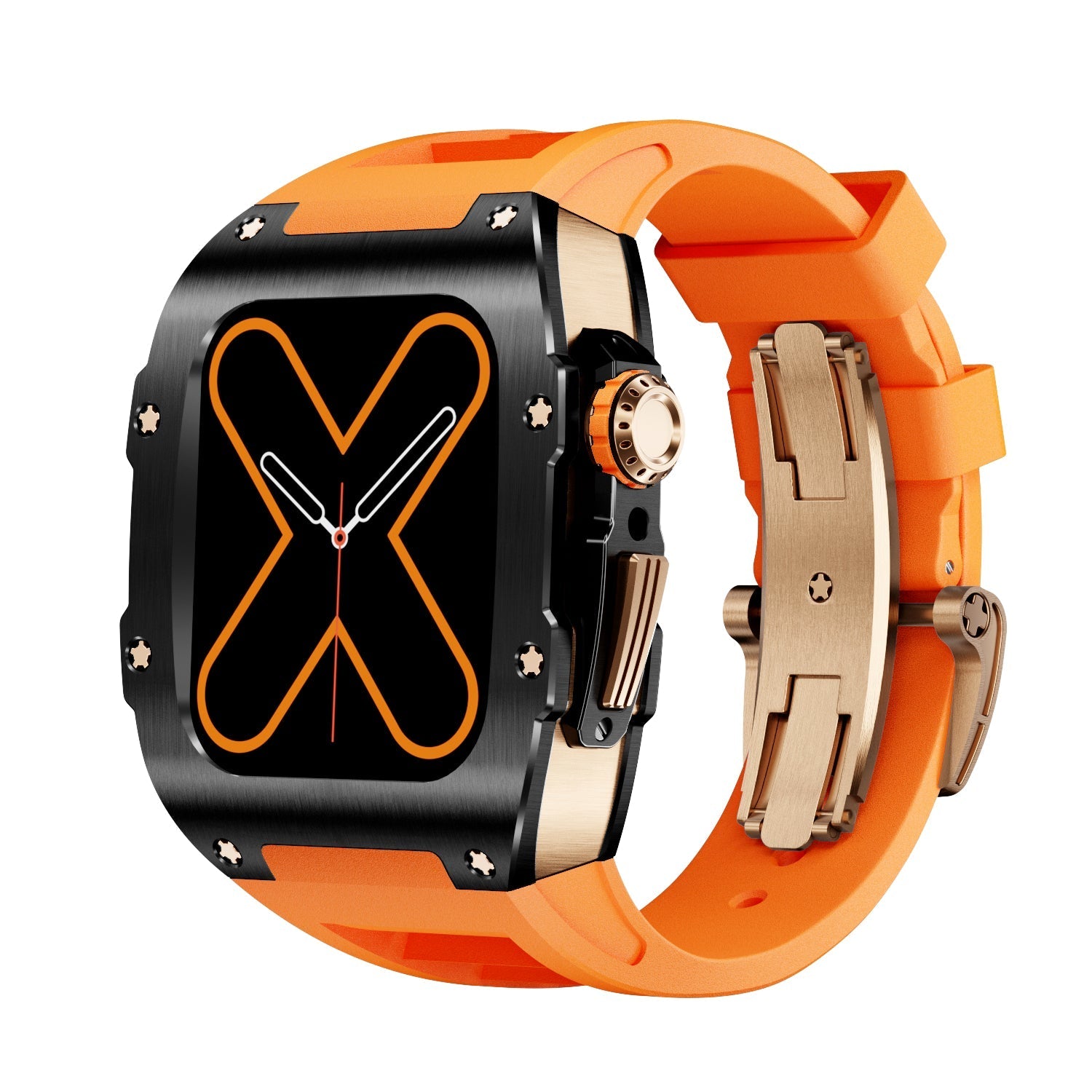 RM 9009 Series - Black and Gold Apple Watch Case