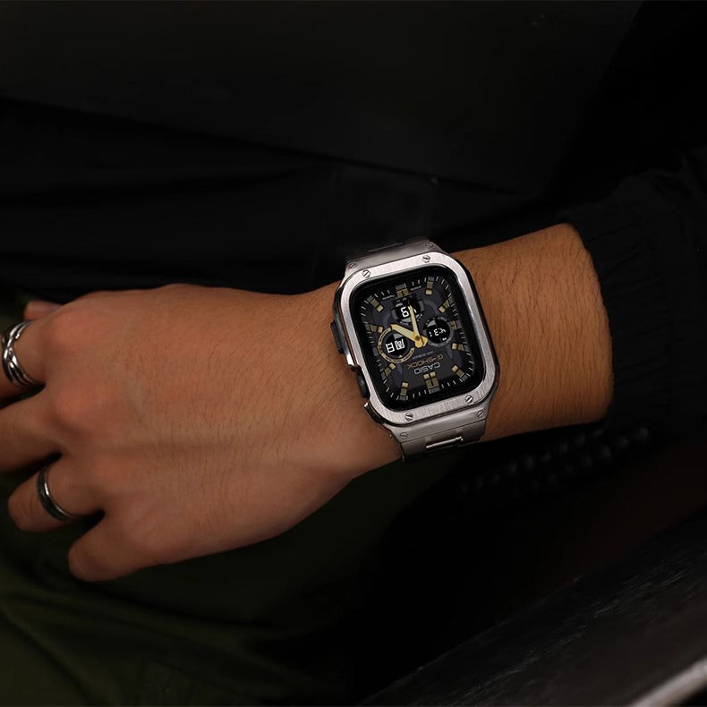 Apple Watch Stainless Steel Band and Case Combo
