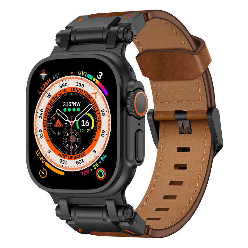 Explorer Genuine Crazy Horse Leather Strap for Apple Watch