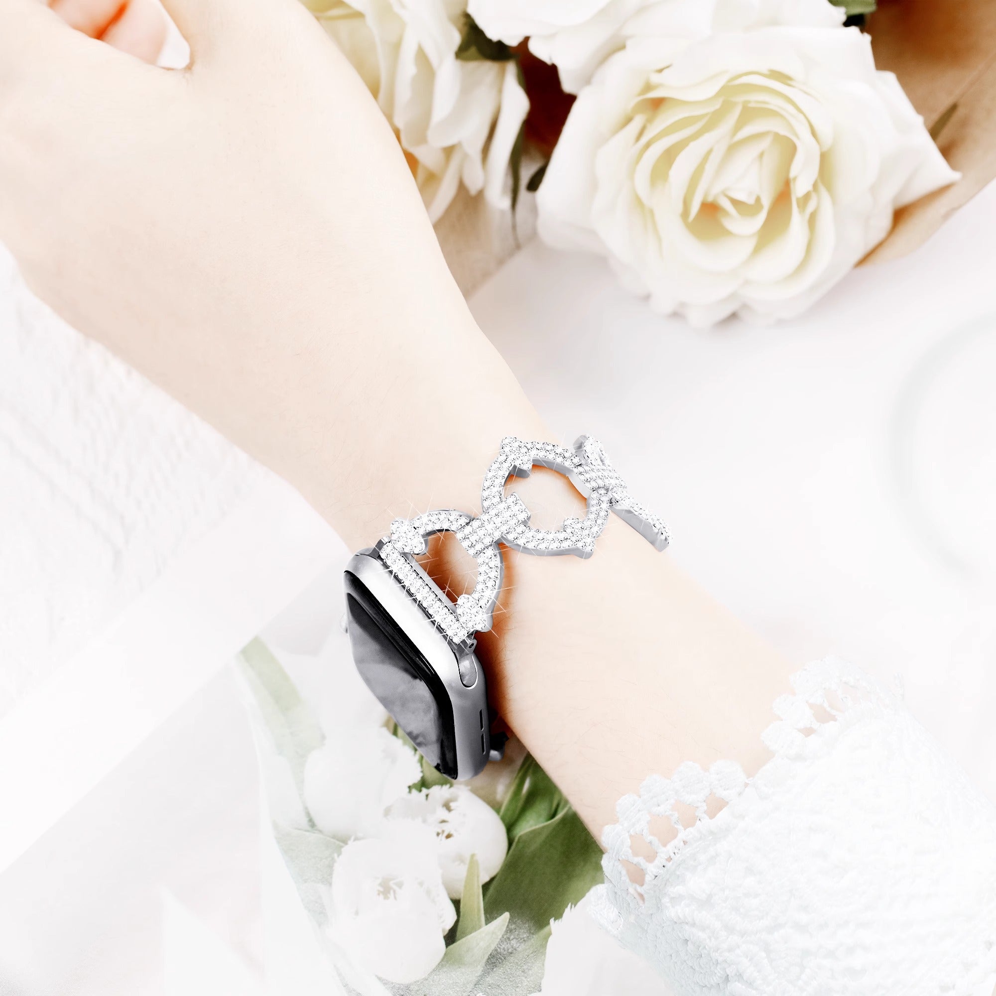 Shimmering Link Bracelet for Apple Watch