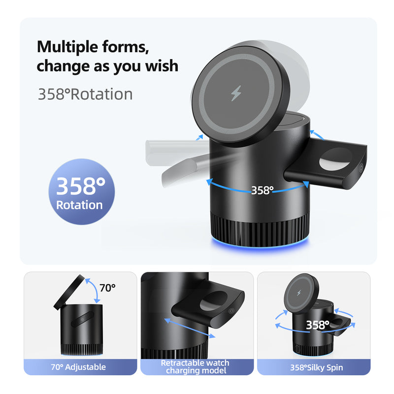 3-in-1 Magnetic Charging Dock