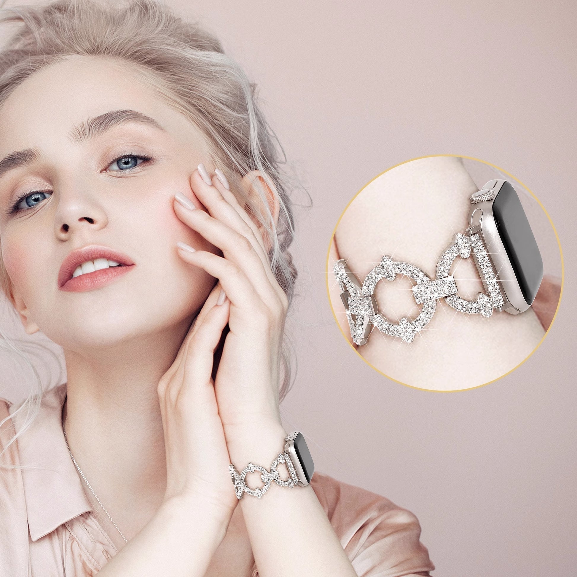 Shimmering Link Bracelet for Apple Watch