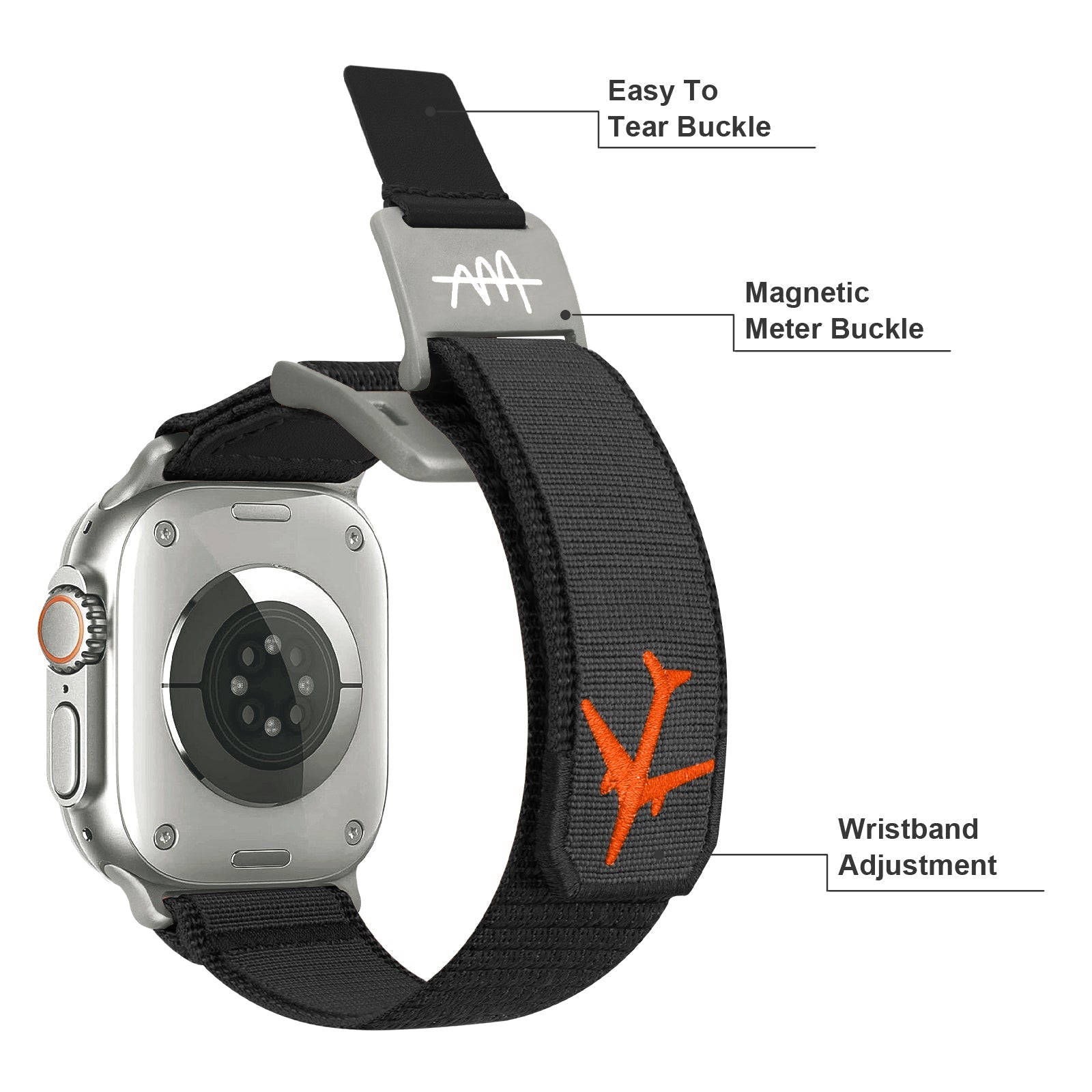Wild Trail Magnetic Nylon Band for Apple Watch