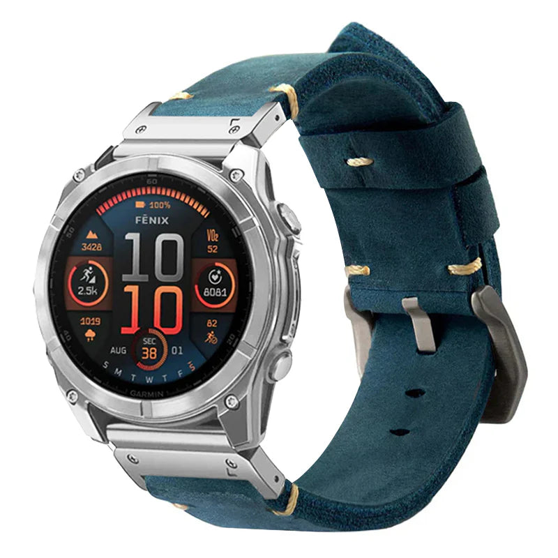 Garmin QuickFit Classic Leather Strap