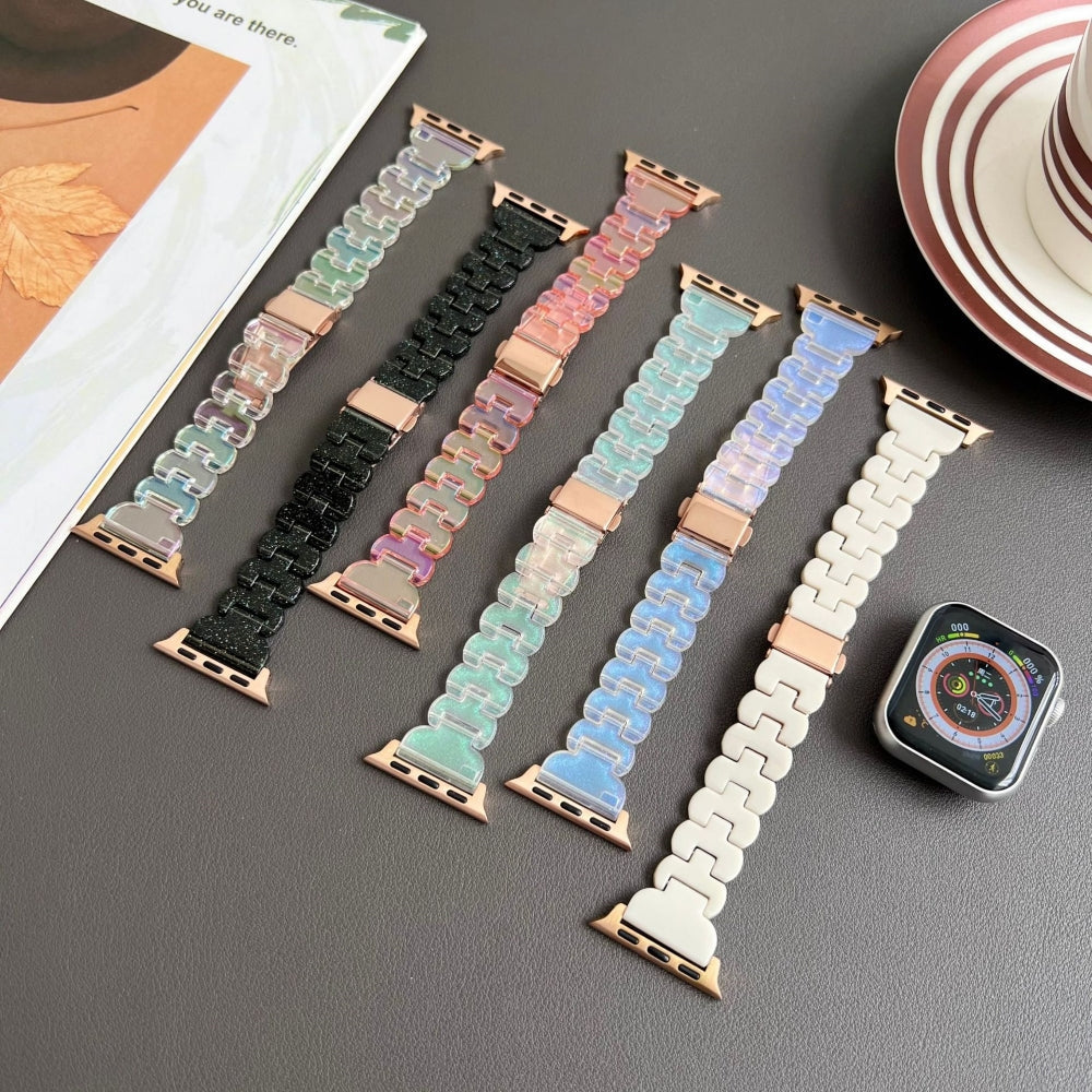 Floral Resin Band for Apple Watch