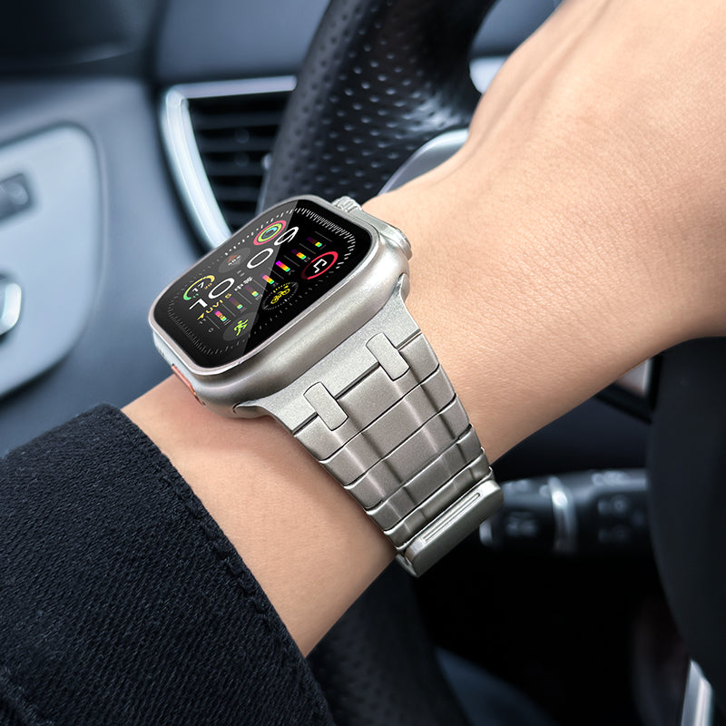 AP Frosted Stainless Steel Magnetic Apple Watch Band