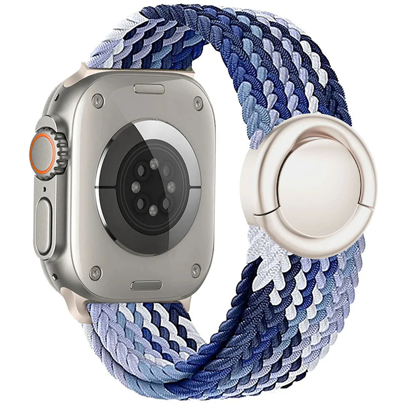 Nylon Round Buckle Strap for Apple Watch