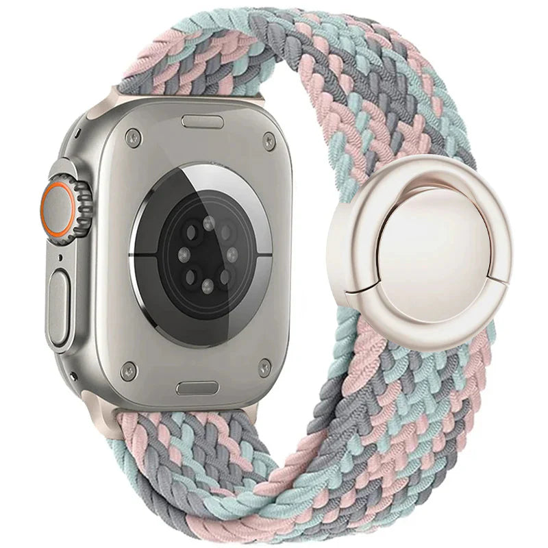 Nylon Round Buckle Strap for Apple Watch