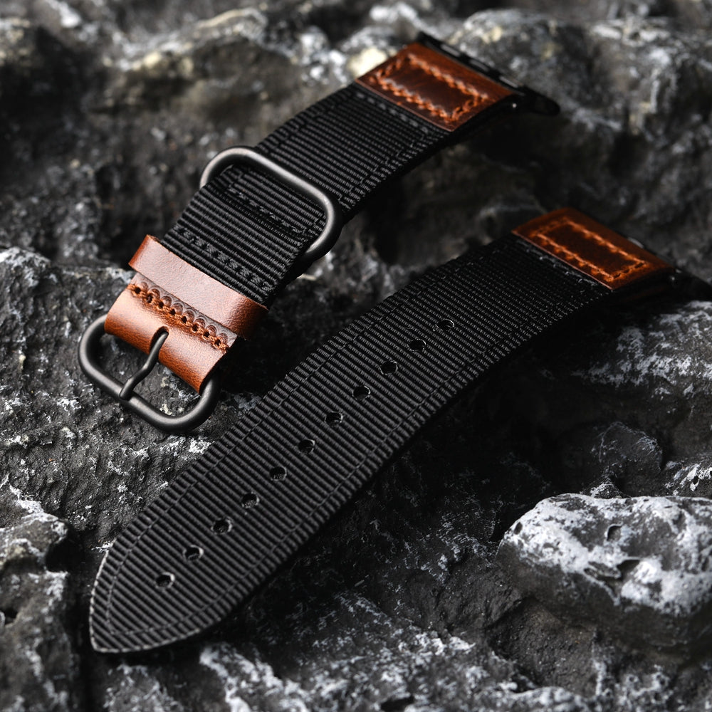 Artisan Nylon Leather Strap for Apple Watch