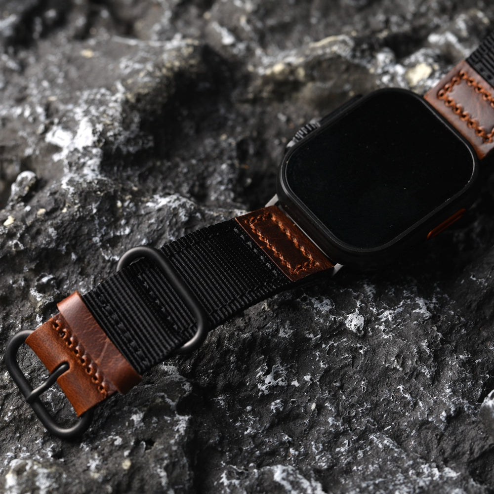 Artisan Nylon Leather Strap for Apple Watch