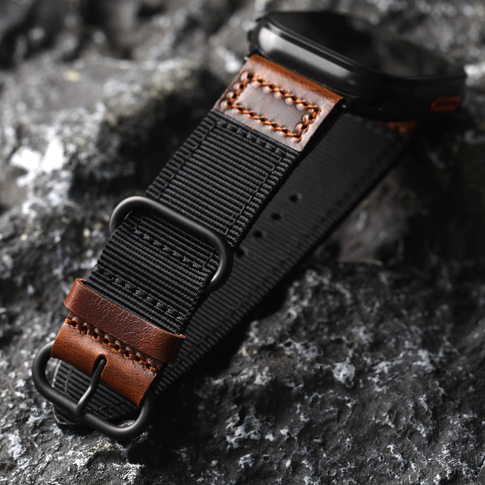 Artisan Nylon Leather Strap for Apple Watch