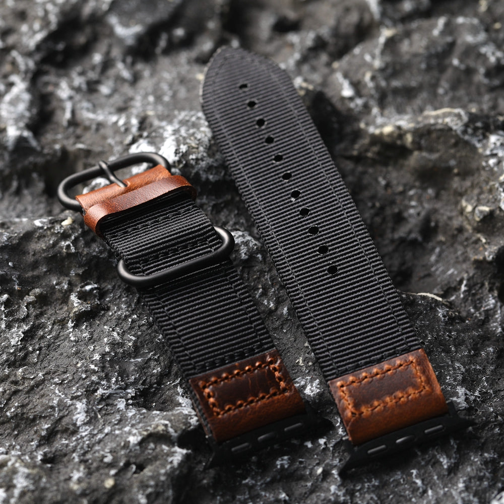 Artisan Nylon Leather Strap for Apple Watch