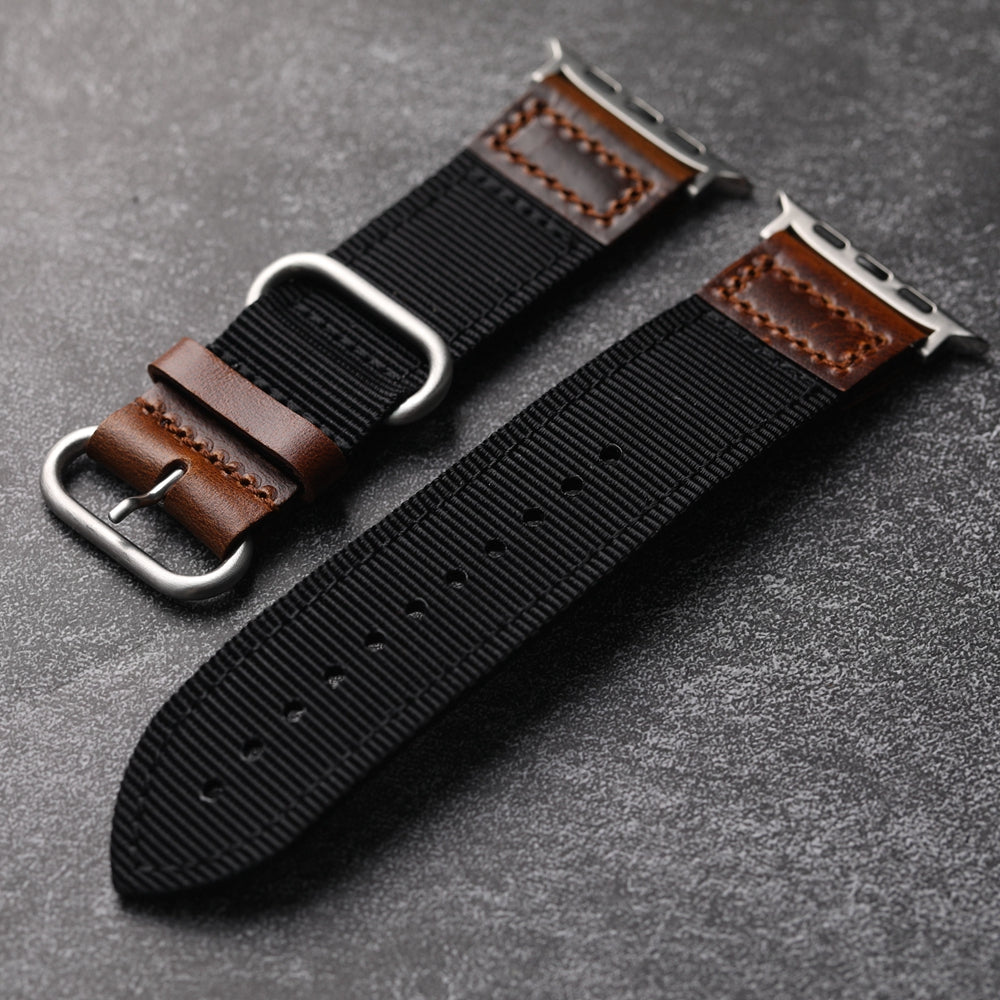 Artisan Nylon Leather Strap for Apple Watch