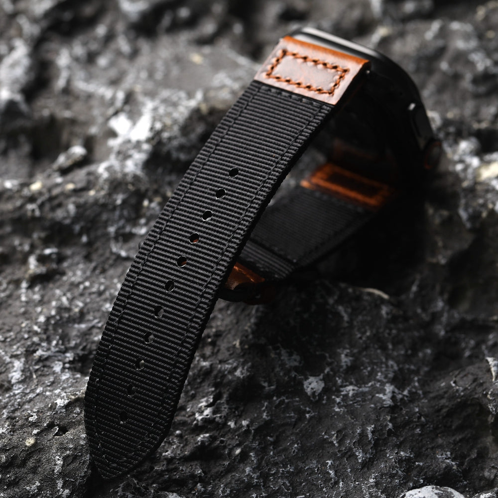 Artisan Nylon Leather Strap for Apple Watch