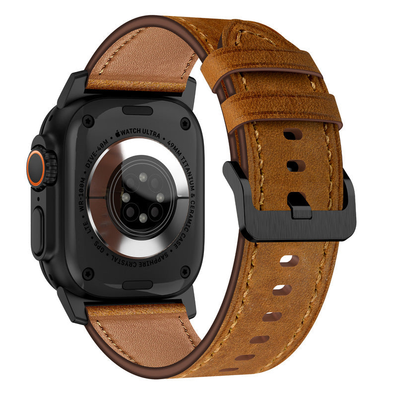 Outdoor Adventure Leather Strap