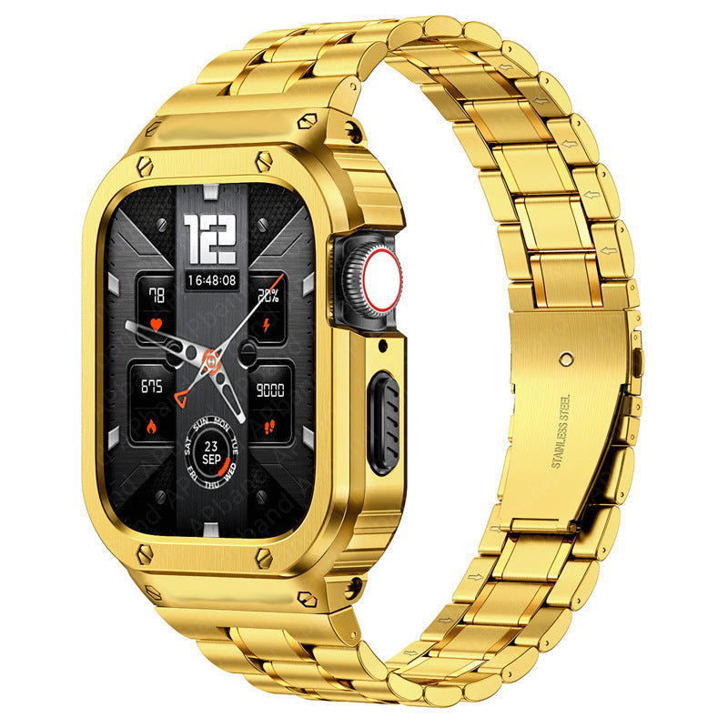 Apple Watch Stainless Steel Band and Case Combo