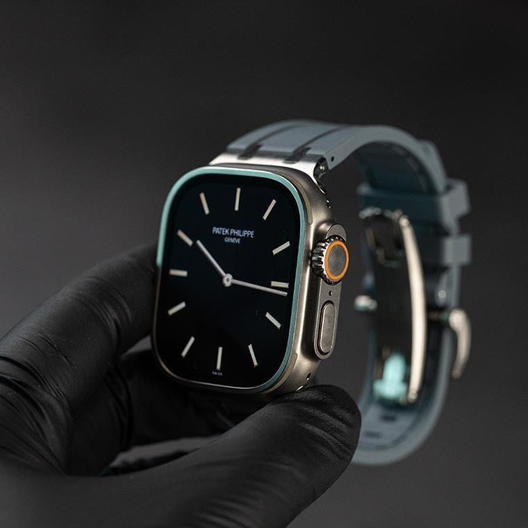 AP Thick Silicone Band with Titanium Adapter for Apple Watch - New Arrival