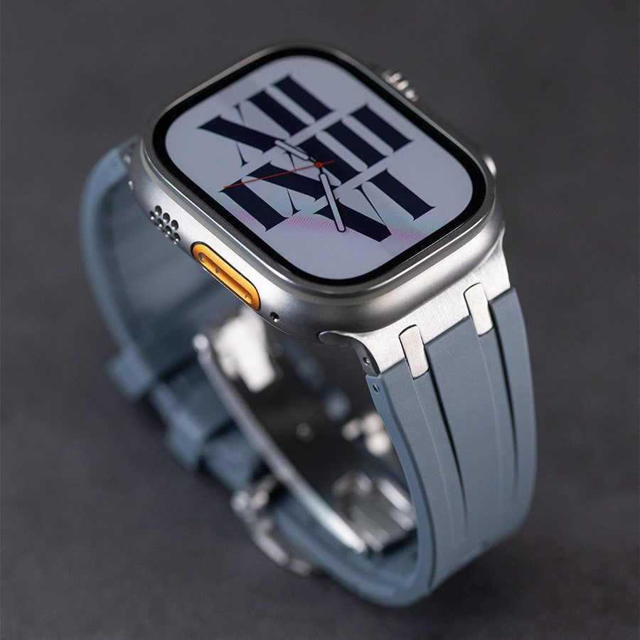 AP Thick Silicone Band with Titanium Adapter for Apple Watch - New Arrival