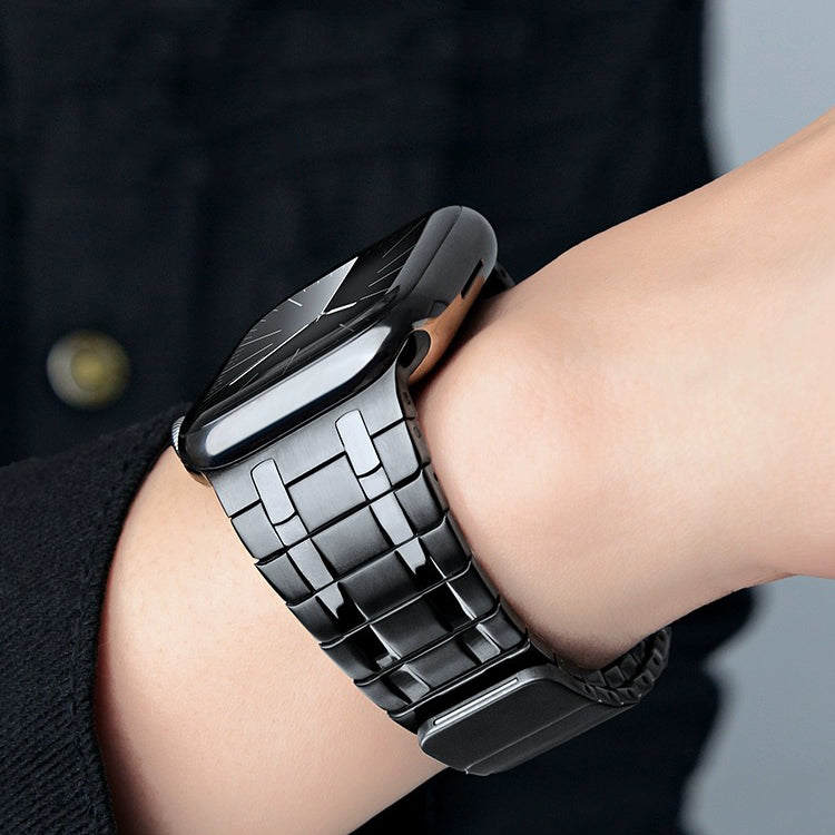 AP Frosted Stainless Steel Magnetic Apple Watch Band