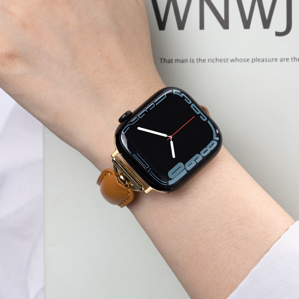 Chic Leather Glam Bracelet