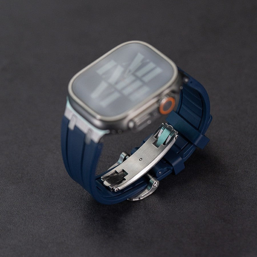 AP Thick Silicone Band with Titanium Adapter for Apple Watch - New Arrival