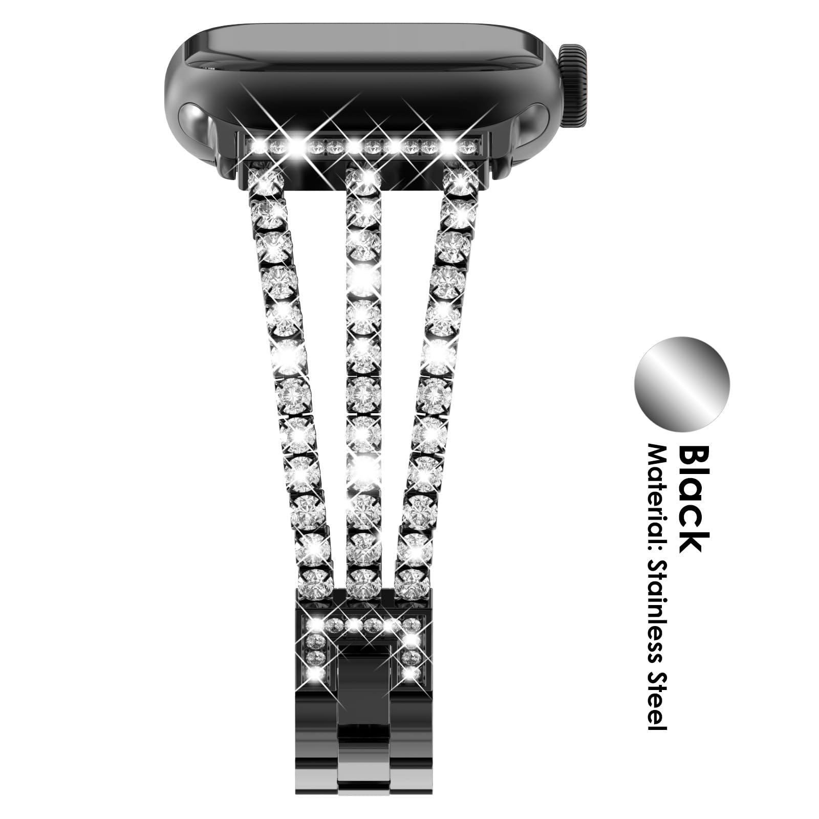 Sparkling Diamond-Studded Link Bracelet