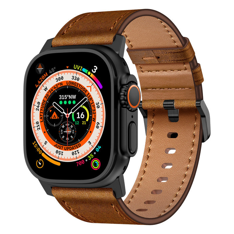 Outdoor Adventure Leather Strap